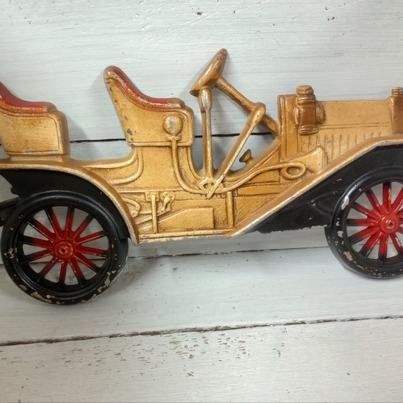 Vintage Midwest Products Cast Metal 1910 Buick Car Automobile Wall Art Wall Deco - Picture 1 of 10